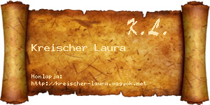 Kreischer Laura névjegykártya